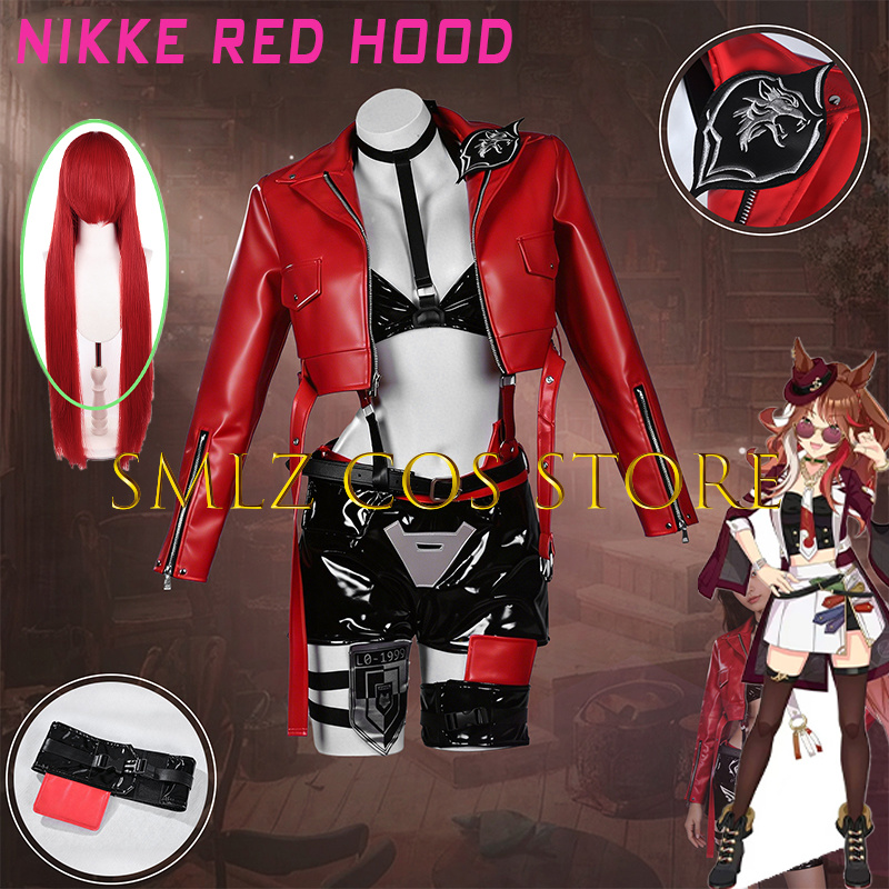 Women'S Red Accessories - Costume Cosplay di Cappuccetto Rosso del