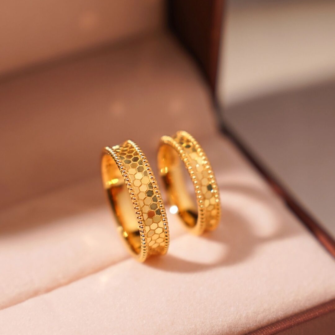 Anello a nido d'ape lucido Col - Women Accessories Dubai recensione e prezzo