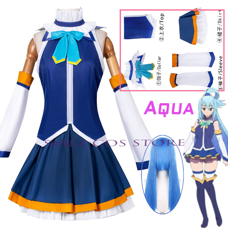 Costume Cosplay Anime Aqua Kon - Women'S Accessories Clothing recensione e prezzo